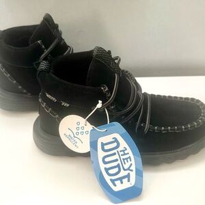 Hey Dude Black Ankle Boots